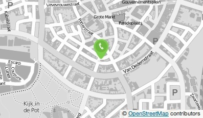 Bekijk kaart van Tandartspraktijk dr. Velasco  in Bergen op Zoom