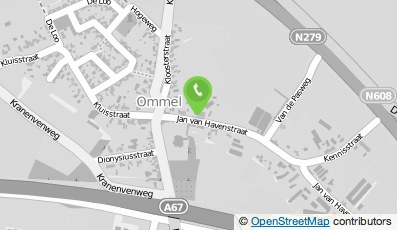 Bekijk kaart van Bouwbedrijf Verhees in Ommel