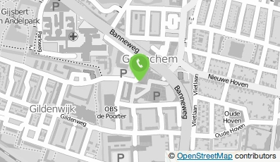 Bekijk kaart van Uno Due Piazza in Gorinchem