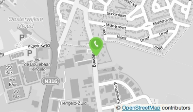 Bekijk kaart van HC journalistieke dienstverlening in Hengelo (Gelderland)