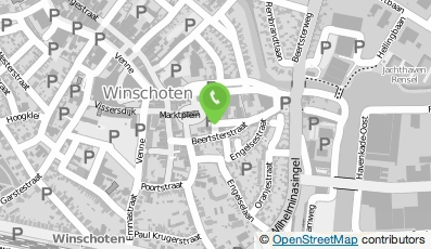 Bekijk kaart van Cafetaria Monkie in Winschoten
