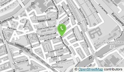 Bekijk kaart van Kapsalon Trenz in Groningen