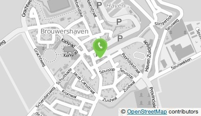 Bekijk kaart van Eten & Drinken Oud Brouw in Brouwershaven