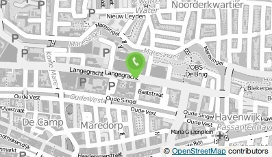 Bekijk kaart van Dirk van den Broek in Leiden