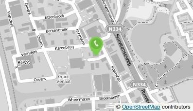 Bekijk kaart van NetVox Holland B.V.  in Steenwijk
