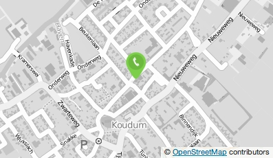 Bekijk kaart van Tandartspraktijk Koudum in Koudum