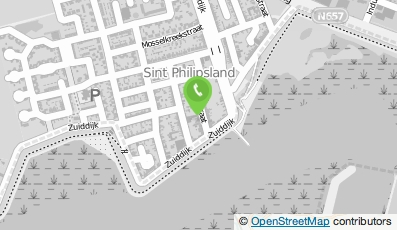 Bekijk kaart van Verenigingsgebouw van de Oud Ger.Gemeente in Ned. in Sint Philipsland