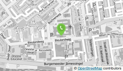 Bekijk kaart van Samenwerkende Ziekenhuizen West-Nederland Coöperatief UA in Gouda