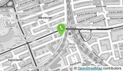 Bekijk kaart van FysioHolland Amsterdam Pontanusstraat in Amsterdam