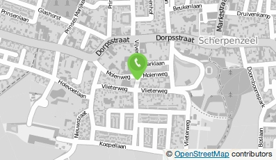 Bekijk kaart van Coöperatieve Vereniging Van H.a. In Scherpenzeel UA in Scherpenzeel (Gelderland)