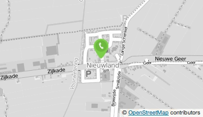 Bekijk kaart van Stichting Dorpshuis Nieuwland in Nieuwland