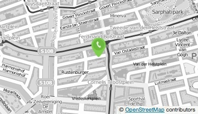 Bekijk kaart van Paul Andersson Toussaint  in Amsterdam