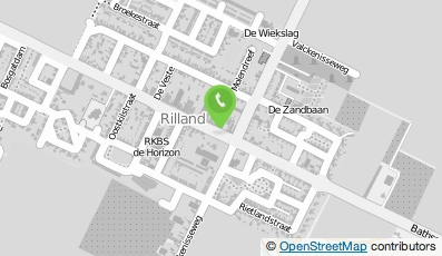 Bekijk kaart van Café Rillywood in Rilland