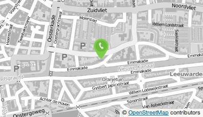 Bekijk kaart van Tandartspraktijk Vredeman de Vries in Leeuwarden