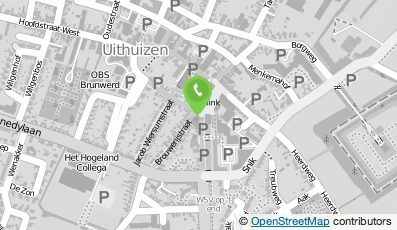 Bekijk kaart van W.J. Smit t.h.o.d.n. Mitra Uithuizen in Uithuizen