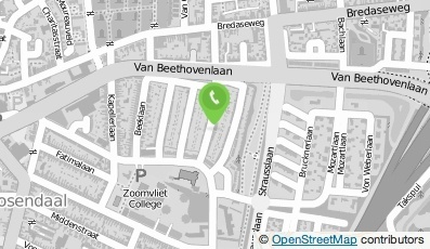 Bekijk kaart van Taxicentrale De Tulp in Roosendaal