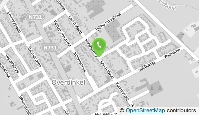 Bekijk kaart van Wegdam Media Services in Overdinkel