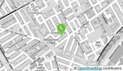 Bekijk kaart van Eethuis Pizzeria Atlas in Den Haag