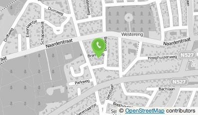 Bekijk kaart van Bossewinkel HR in Laren (Gelderland)