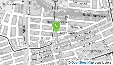 Bekijk kaart van Kappersbedrijf Robbedoes in Amsterdam