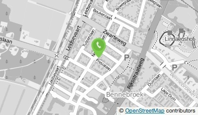 Bekijk kaart van BaarsDesign in Bennebroek