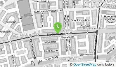 Bekijk kaart van Mensendieck praktijk Stadionweg 37 in Amsterdam