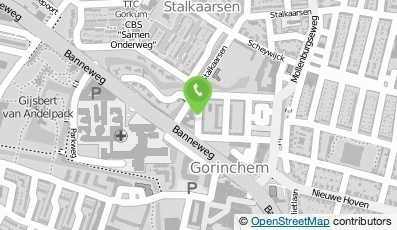 Bekijk kaart van De Spraakfabriek, praktijk voor logopedie in Gorinchem