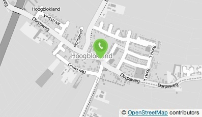 Bekijk kaart van De Spraakfabriek, praktijk voor logopedie in Hoogblokland