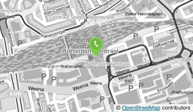 Bekijk kaart van NS Stat. Ret.bdr. B.V. thodn Kiosk perr.13-14 stat. R'dam C in Rotterdam