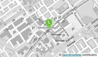 Bekijk kaart van NS Stations Ret.bdr. B.V. / Stat.huiskamer in Almere