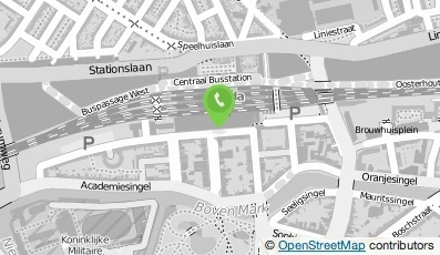 Bekijk kaart van NS Stations Retailbedrijf B.V. thodn Kiosk perron 5-6 (Breda) in Breda