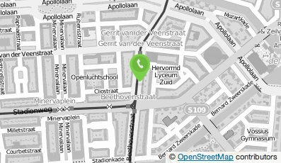 Bekijk kaart van Vitaminstore Beethovenstraat in Amsterdam