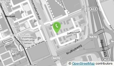 Bekijk kaart van Greenfood50 in Delft
