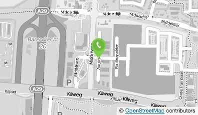 Bekijk kaart van Handelsbanken kantoor Barendrecht in Barendrecht