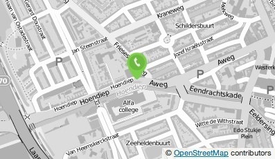 Bekijk kaart van Praktijk voor Mondhygiëne Hoendiep in Groningen