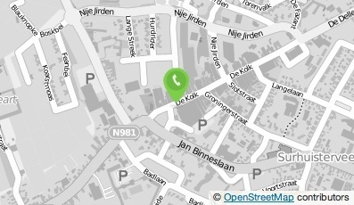 Bekijk kaart van Optie 1 Surhuisterveen in Surhuisterveen