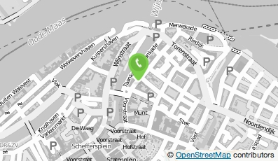 Bekijk kaart van Joost van 't Hoff in Dordrecht