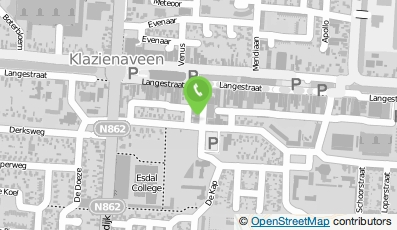 Bekijk kaart van Haarstudio Marjan in Klazienaveen