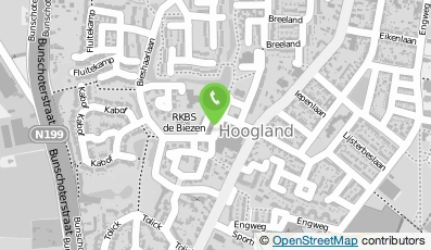 Bekijk kaart van Bruna Hoogland in Hoogland