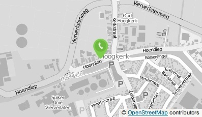 Bekijk kaart van Fysiotherapie Hoogkerk  in Groningen