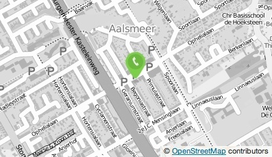 Bekijk kaart van De Ophelia Pizza's en Doner in Aalsmeer