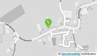 Bekijk kaart van Bed & Breakfast Gapinge in Gapinge