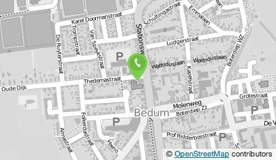 Bekijk kaart van Bulthuis Schildersbedrijf in Bedum