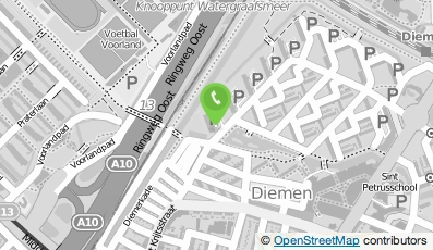 Bekijk kaart van Ella's Foods in Diemen