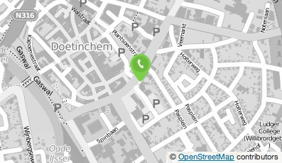 Bekijk kaart van Eterij & Tapperij 't Raedthuys in Doetinchem