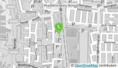 Bekijk kaart van Mega Voordeel B.V. in Waddinxveen