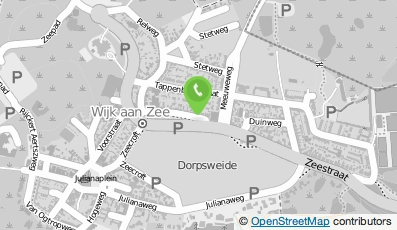 Bekijk kaart van Villa Eva Rosa B&B/Appartementen in Wijk aan Zee