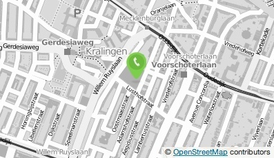 Bekijk kaart van Brainwash Kralingen in Rotterdam