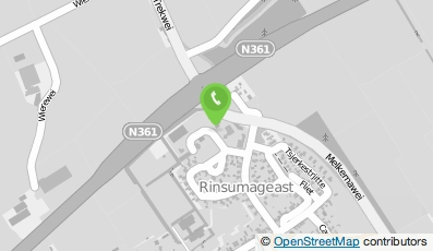 Bekijk kaart van Autobedrijf Feenstra in Rinsumageast