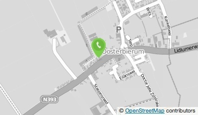 Bekijk kaart van Steenstra's Houthandel, Op- en Overslag in Oosterbierum